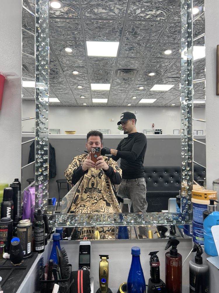 Master barber at work in NABOD Studio